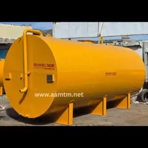 Horizontal cylindrical diesel storage tank for fuel storage and generators in UAE, Oman, Bahrain, Qatar, Kuwait, Saudi, KSA