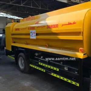 Diesel tanker truck for fuel transportation and storage in UAE