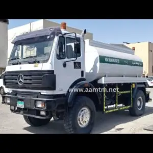 Salt water tanker truck for non-potable and seawater supply in UAE