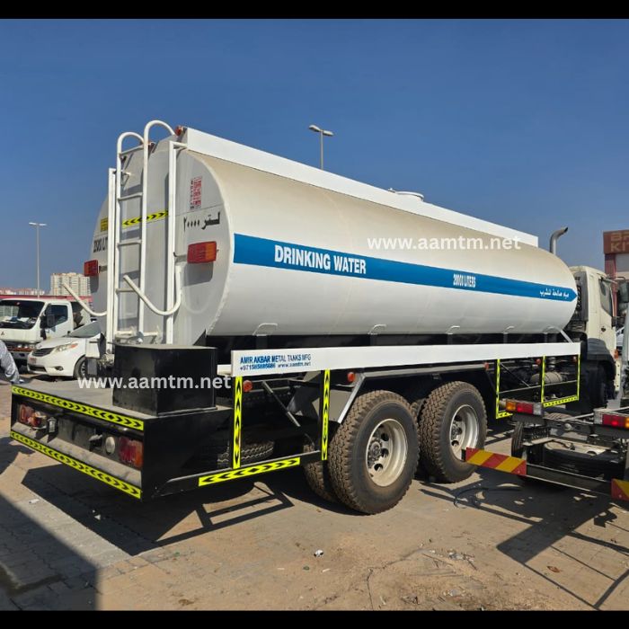 Sweet water tanker truck for potable drinking water transport and supply in UAE, Oman, KSA, Saudi, Qatar, Bahrain, Kuwait