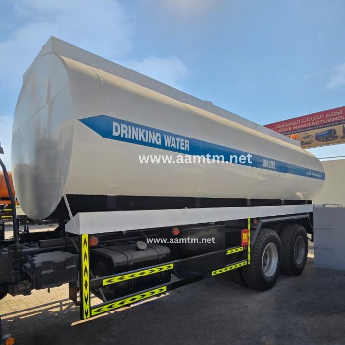 Sweet water tanker truck for potable drinking water transport and supply in UAE, Oman, KSA, Saudi, Qatar, Bahrain, Kuwait