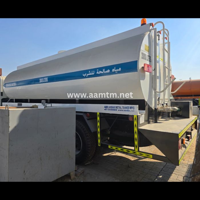 Sweet water tanker truck for potable drinking water transport and supply in UAE, Oman, KSA, Saudi, Qatar, Bahrain, Kuwait